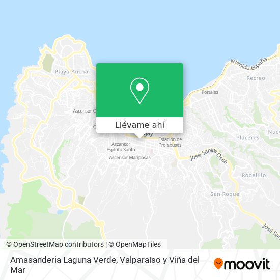 Mapa de Amasanderia Laguna Verde