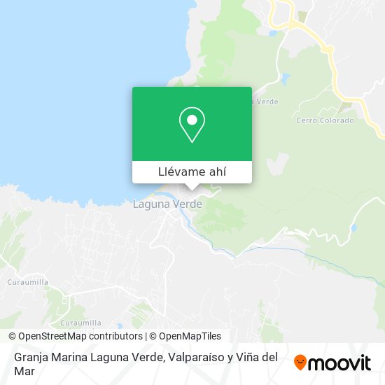 Mapa de Granja Marina Laguna Verde