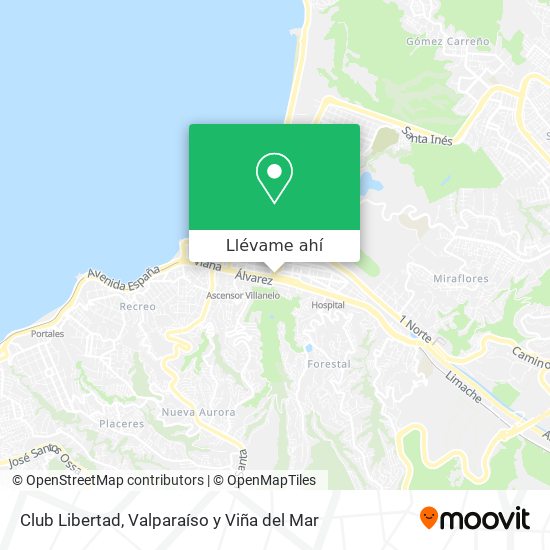 Mapa de Club Libertad