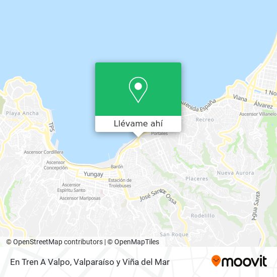 Mapa de En Tren A Valpo