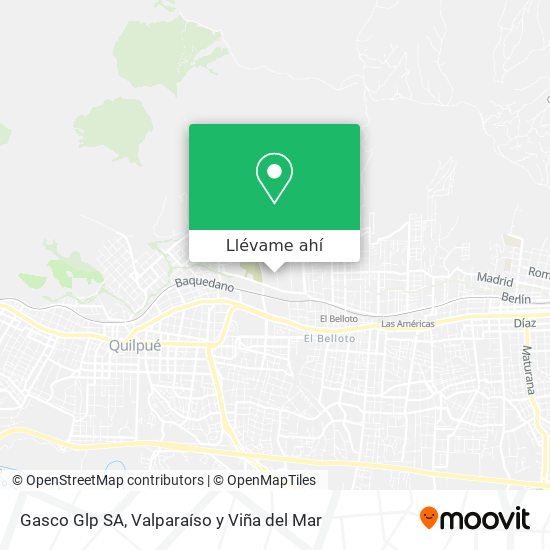Mapa de Gasco Glp SA