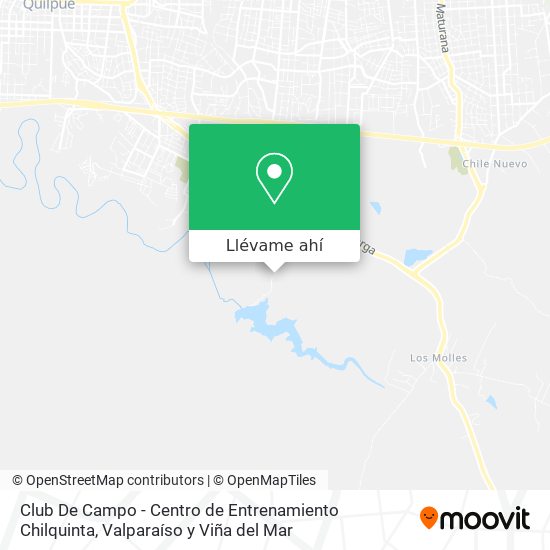 Mapa de Club De Campo - Centro de Entrenamiento Chilquinta