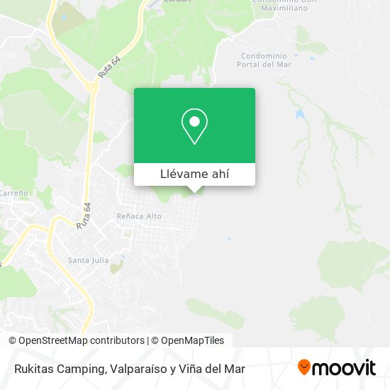 Mapa de Rukitas Camping