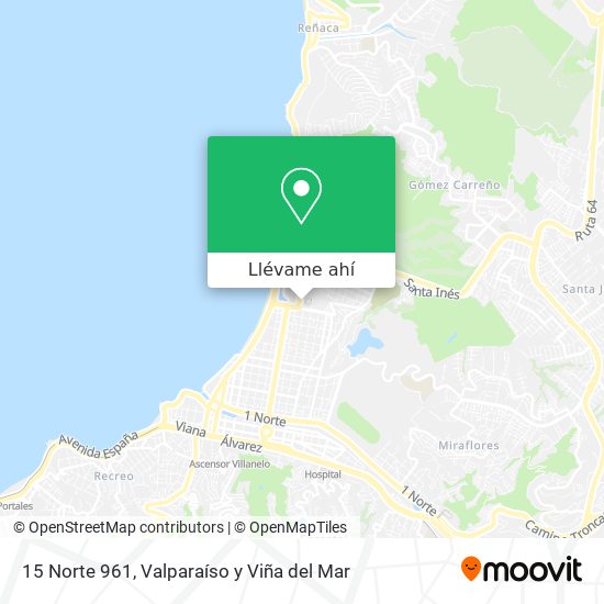 Mapa de 15 Norte 961