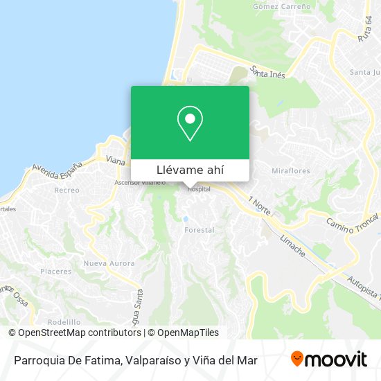 Mapa de Parroquia De Fatima