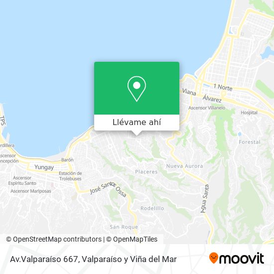 Mapa de Av.Valparaíso 667