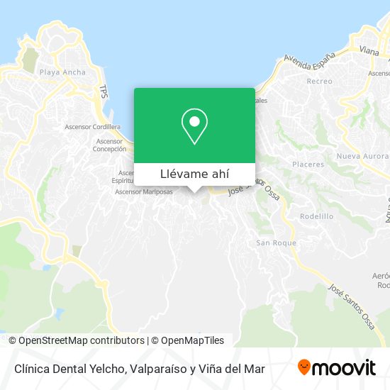 Mapa de Clínica Dental Yelcho