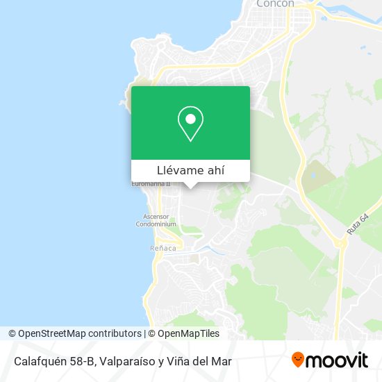 Mapa de Calafquén 58-B