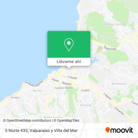 Mapa de 5 Norte 433