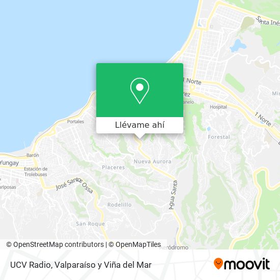 Mapa de UCV Radio