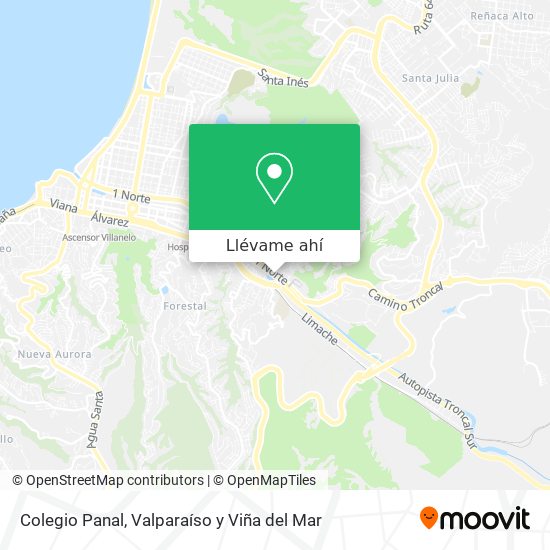 Mapa de Colegio Panal