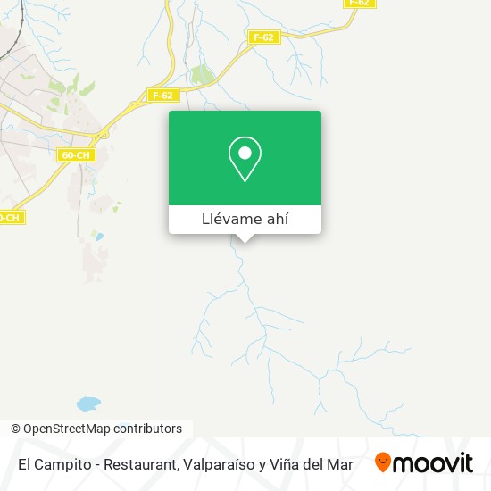 Mapa de El Campito - Restaurant