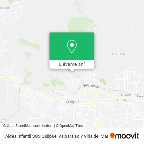 Mapa de Aldea Infantil SOS Quilpué