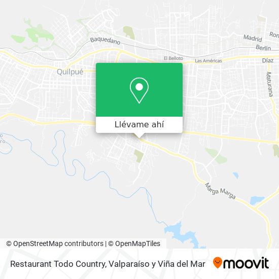 Mapa de Restaurant Todo Country