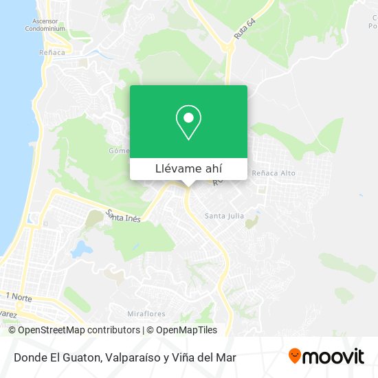 Mapa de Donde El Guaton