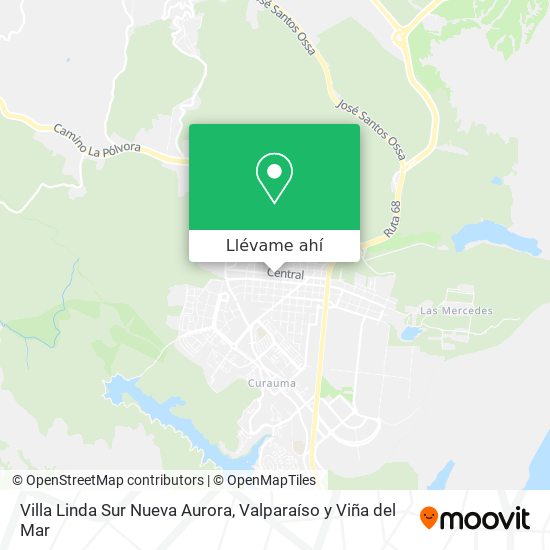 Mapa de Villa Linda Sur Nueva Aurora