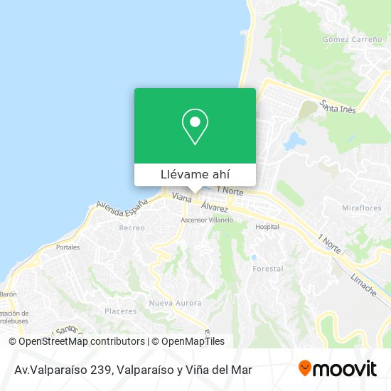 Mapa de Av.Valparaíso 239