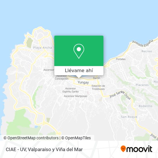 Mapa de CIAE - UV