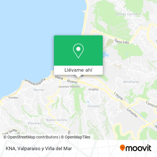 Mapa de KNA