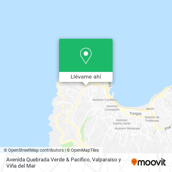 Mapa de Avenida Quebrada Verde & Pacífico