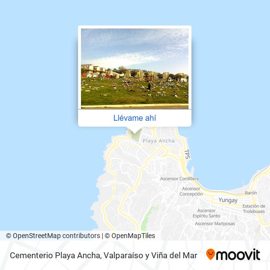 Mapa de Cementerio Playa Ancha
