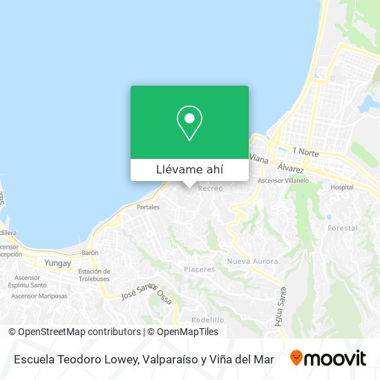 Mapa de Escuela Teodoro Lowey