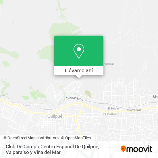 Mapa de Club De Campo Centro Español De Quilpué