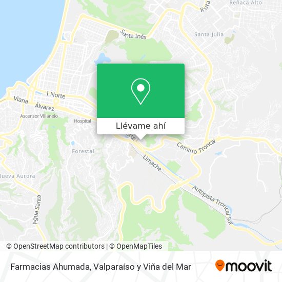 Mapa de Farmacias Ahumada