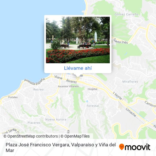 Mapa de Plaza José Francisco Vergara