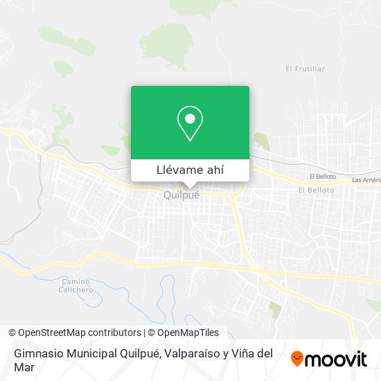 Mapa de Gimnasio Municipal Quilpué