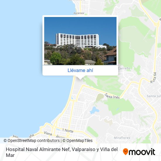 Mapa de Hospital Naval Almirante Nef