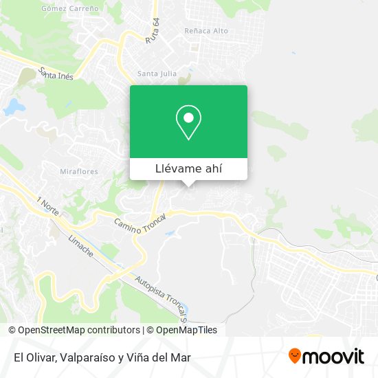 Mapa de El Olivar