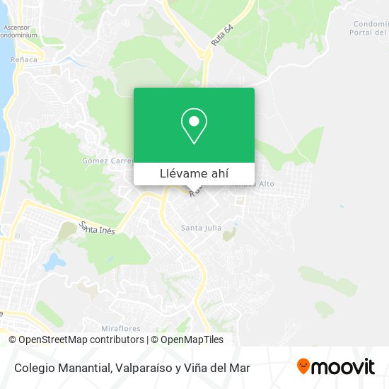 Mapa de Colegio Manantial