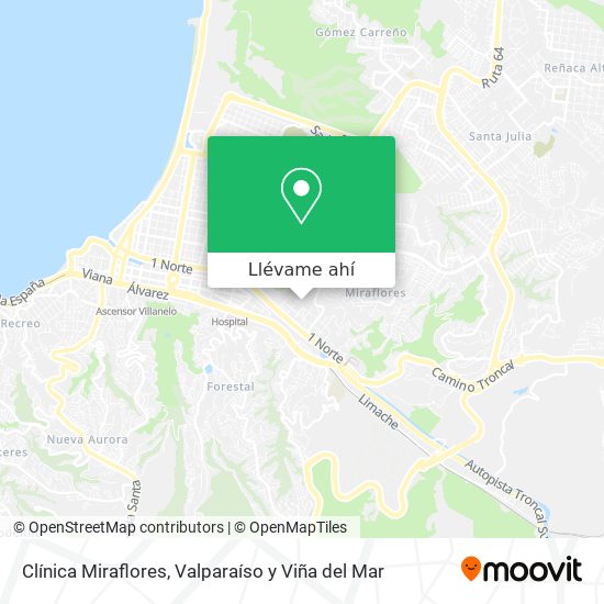 Mapa de Clínica Miraflores