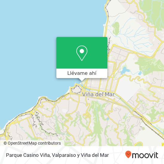 Mapa de Parque Casino Viña