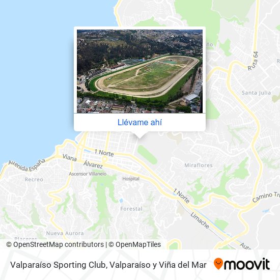 Mapa de Valparaíso Sporting Club