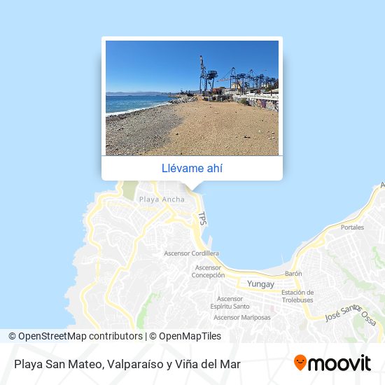 Mapa de Playa San Mateo