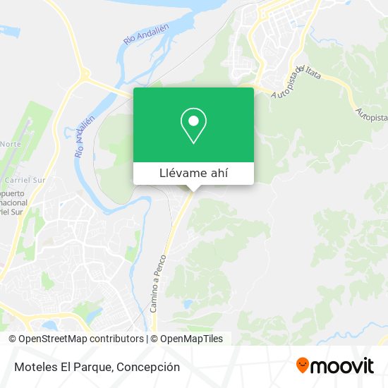 Mapa de Moteles El Parque