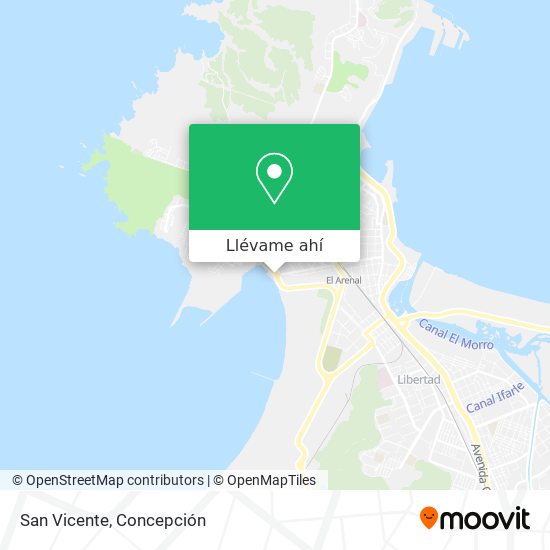 Mapa de San Vicente