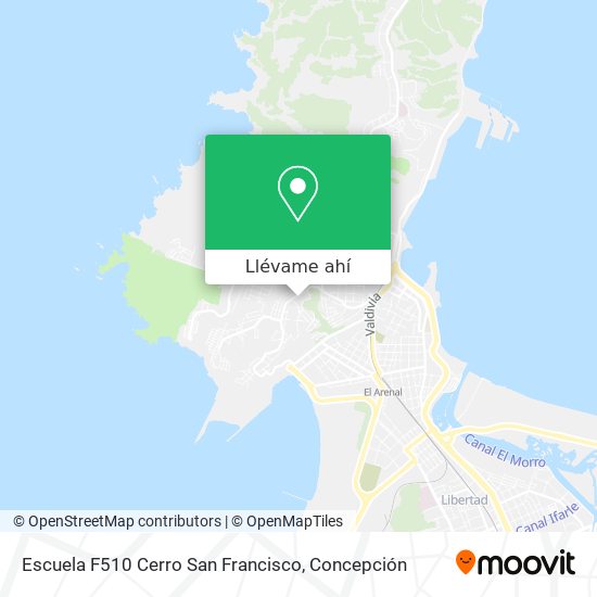 Mapa de Escuela F510 Cerro San Francisco