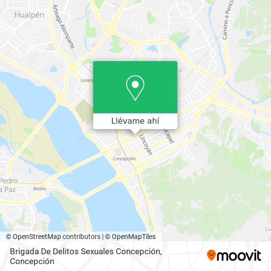 Mapa de Brigada De Delitos Sexuales Concepción