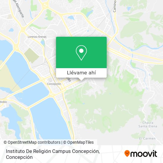 Mapa de Instituto De Religión Campus Concepción