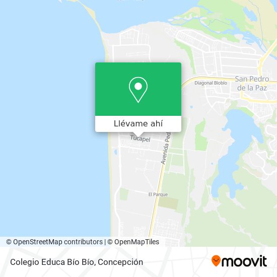 Mapa de Colegio Educa Bío Bío