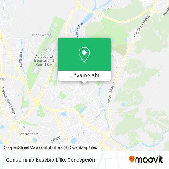 Mapa de Condominio Eusebio Lillo