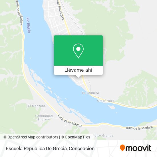 Mapa de Escuela República De Grecia