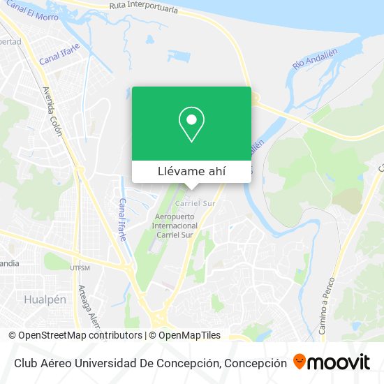 Mapa de Club Aéreo Universidad De Concepción