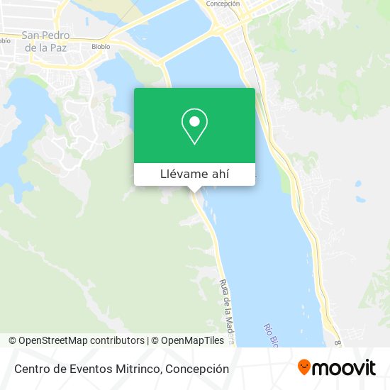 Mapa de Centro de Eventos Mitrinco