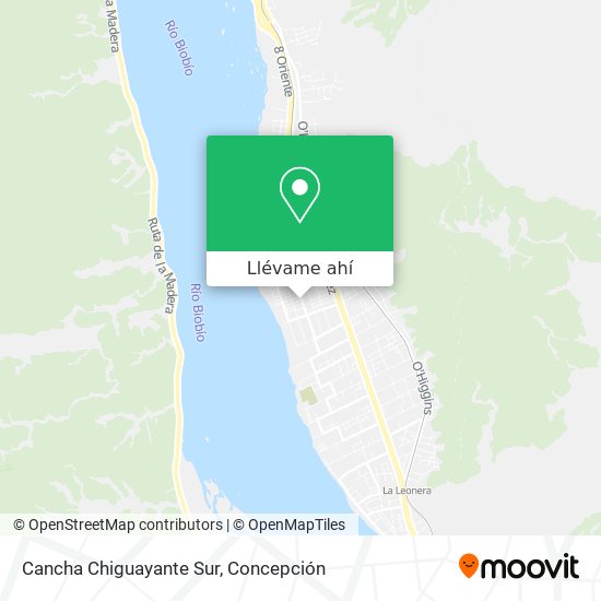 Mapa de Cancha Chiguayante Sur