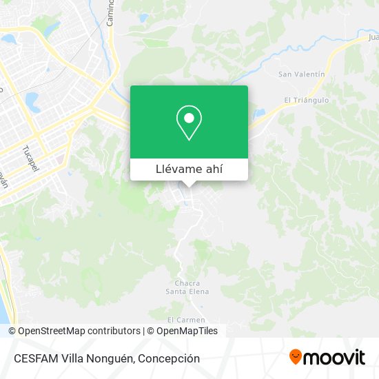 Mapa de CESFAM Villa Nonguén