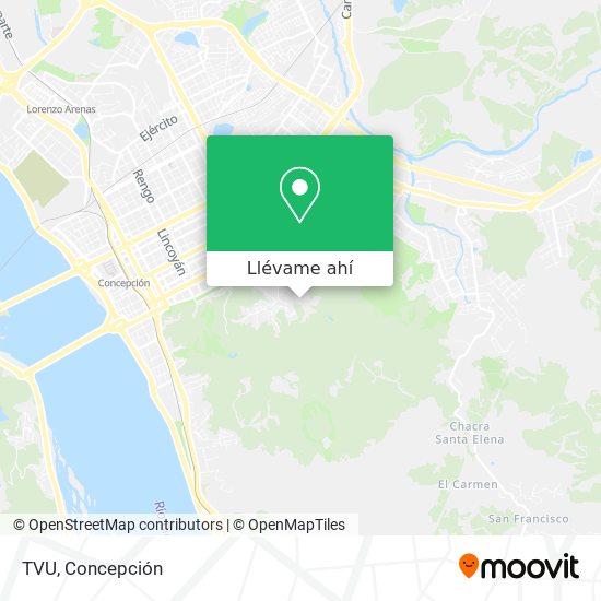 Mapa de TVU